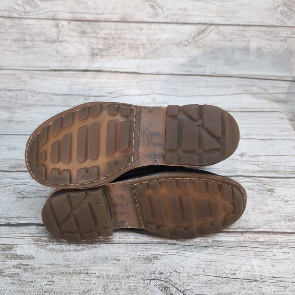 Dr MArtens Pier Black Leather Lace Up Boots Men Size 9 EU 42 - Picture 7 of 7